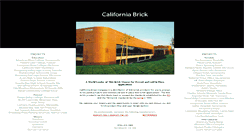 Desktop Screenshot of calbrick.com