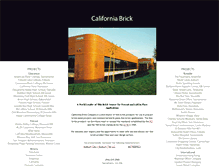 Tablet Screenshot of calbrick.com